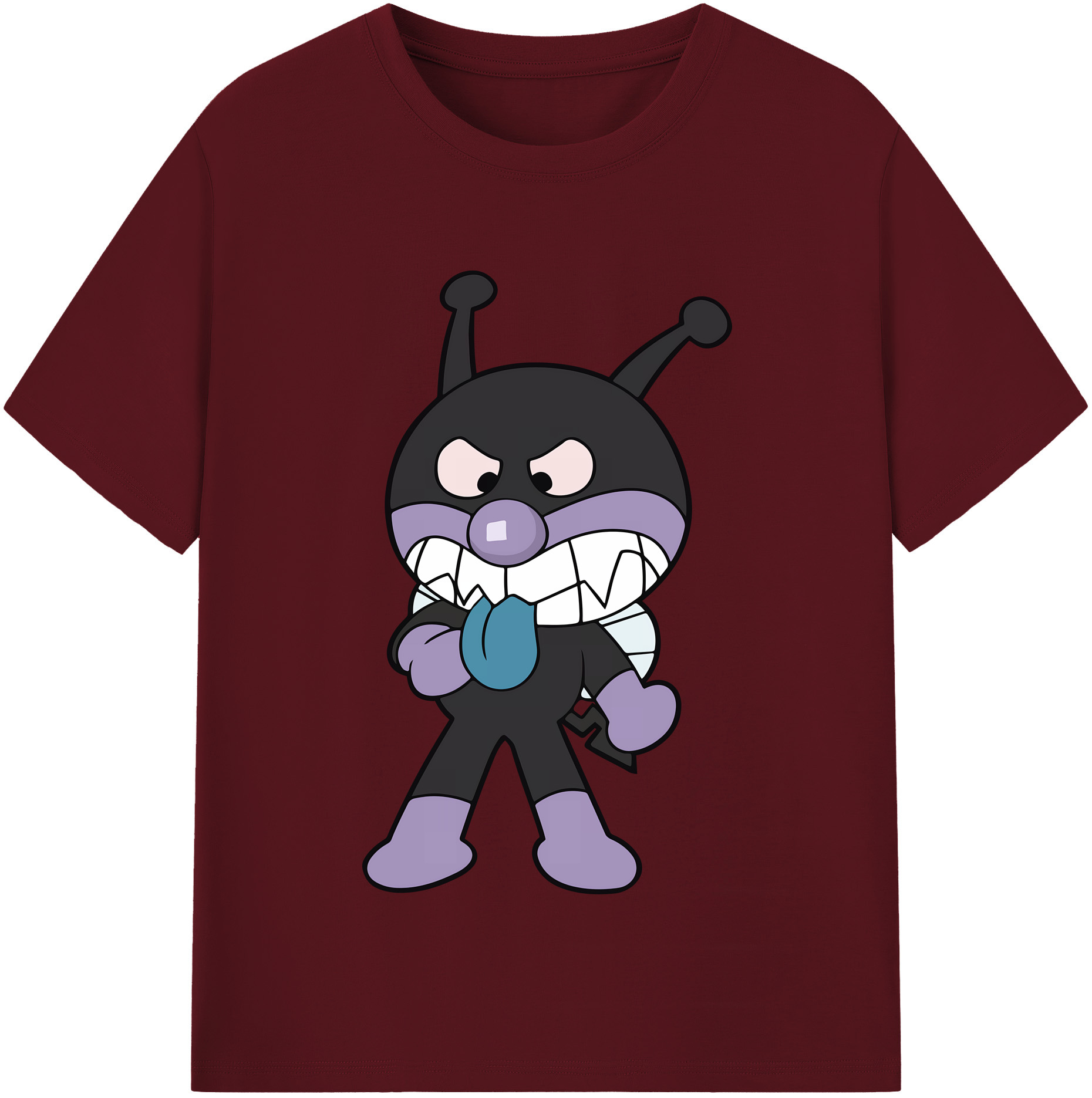 （画像用） アンパンマン Anpanman 綿100％半袖Tシャツ（フロントプリント）